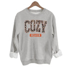 Cozy Season letter fleece hoodie