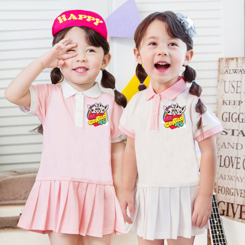 Cartoon children's dress for women