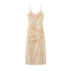 Long dress with camisole for women