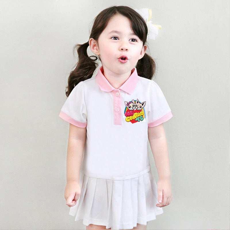 Cartoon children's dress for women